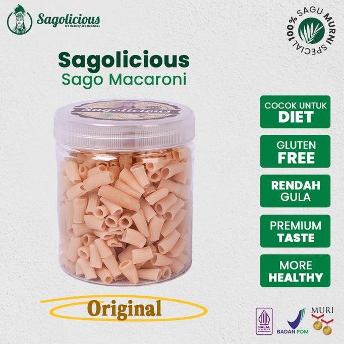 

Stok Baru Sagolicious - Original- Sagu Makaroni Kering Original