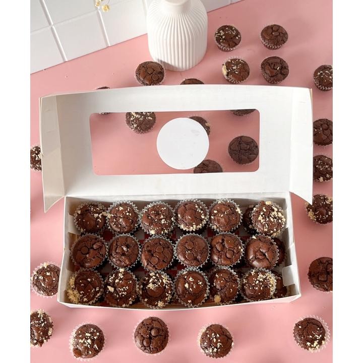 

Brownies Mini Imut Isi 36Pcs Brownies Cup Brownies Kecil Brownies Coklat