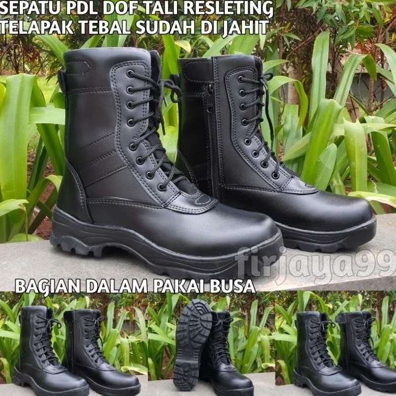 DB51>> Sepatu Pdl kulit Tni/sepatu Pdl tni polri/satpam security pol pp dll/sepatu pdl jatah/sepatu 