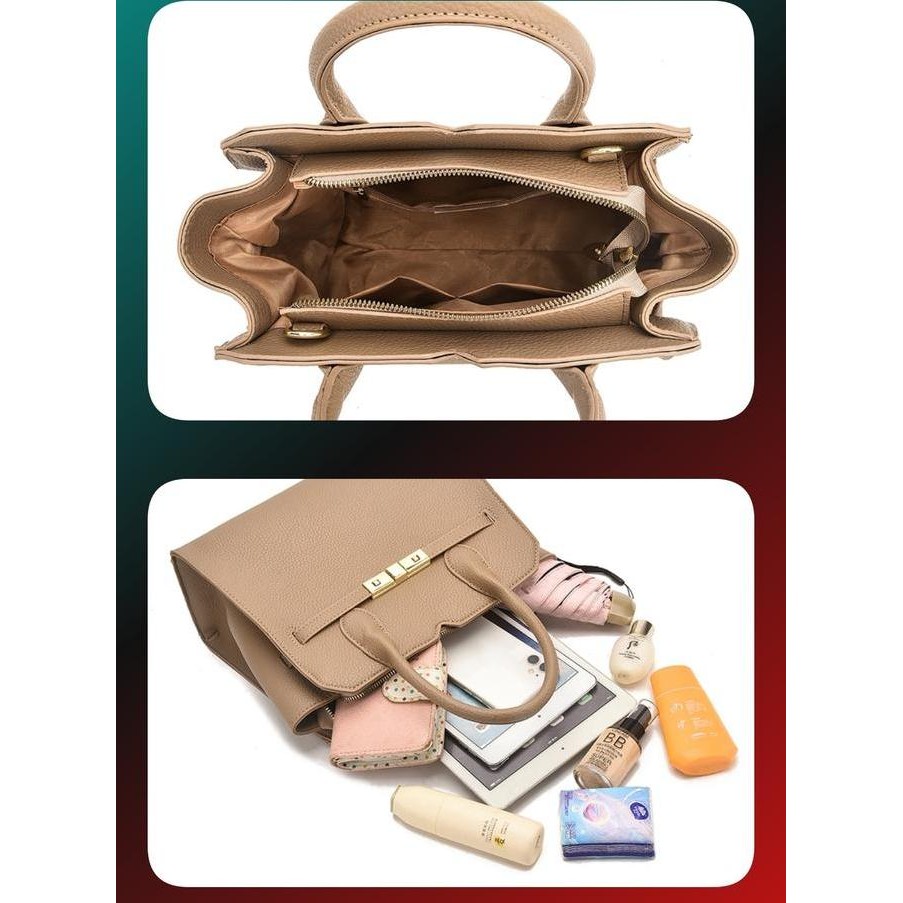 Mocofashion Tas Selempang Tas Bahu Berkapasitas Besar Tas Tangan Tas Cewek Fashion 8806