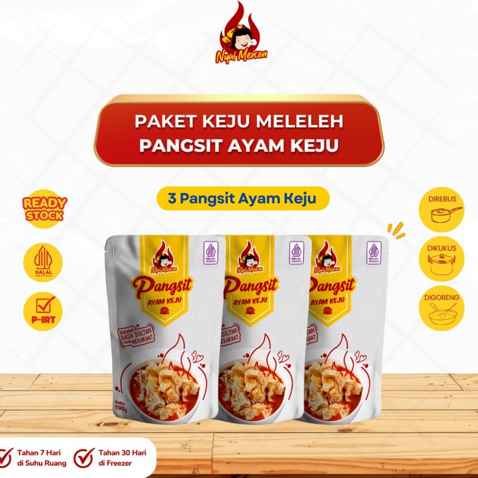 

Paket Bundling 3 Varian Pangsit Nyai Mercon