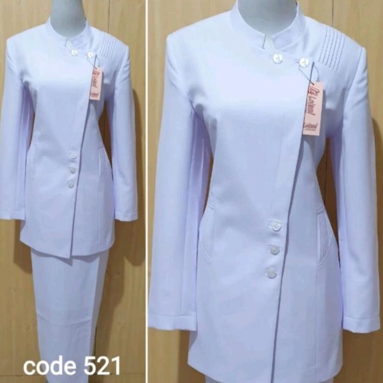 baju perawat / seragam perawat / baju putih perawat / seragam bidan / seragam putih bidan