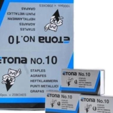 

Isi Staples Etona No. 10 1 Pa Isi 20 Box