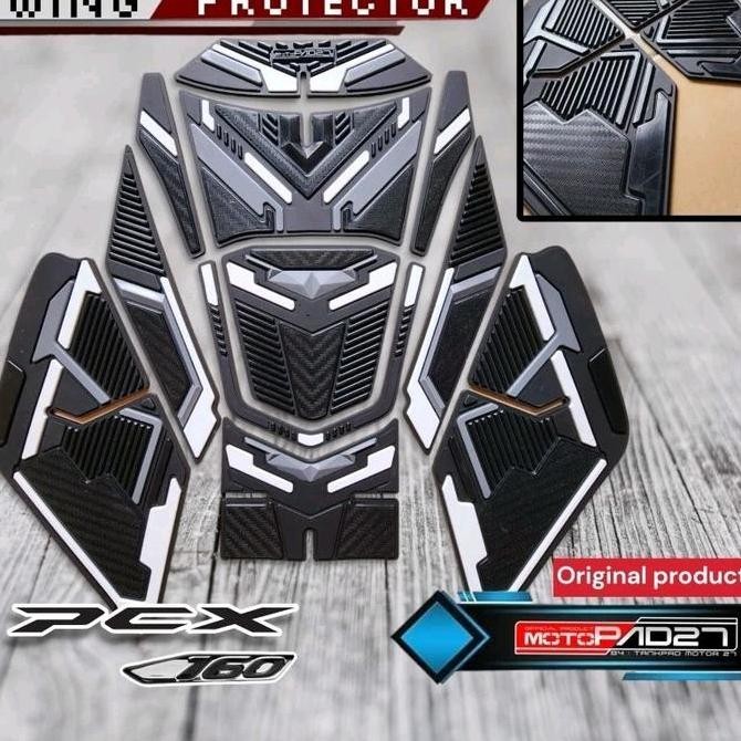 TANKPAD PCX 160 TANKPAD PCX 160 FULL SET 2023 DECKPAD HONDA PCX 160 2021-2022 - HITAM