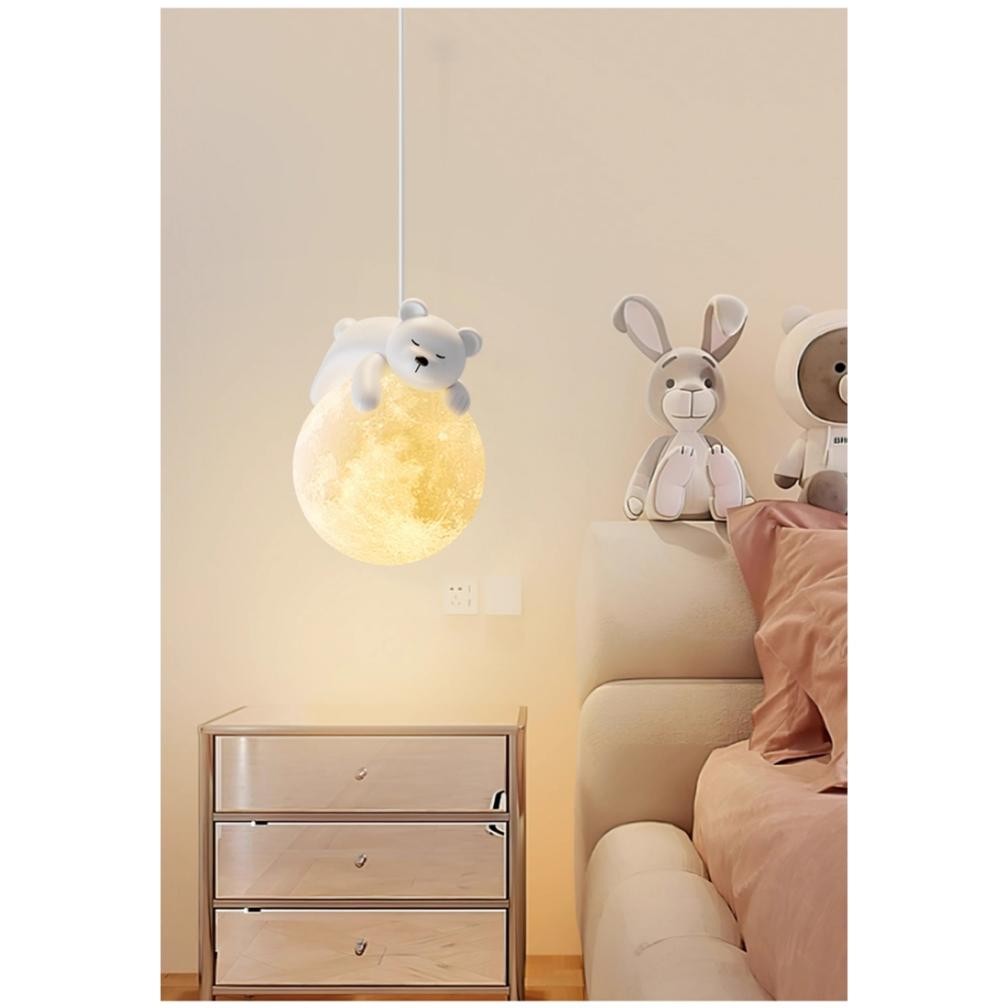 Lampu Hias Gaya Krim Nordik Lampu Kamar Tidur Samping Tempat Tidur Lampu Malam Lampu Kamar Anak-anak