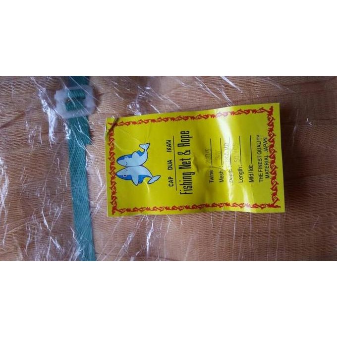 Jaring Ikan Notice 3/8'' Buat Anco Ikan-Udang-Rebon 1X9Mtr
