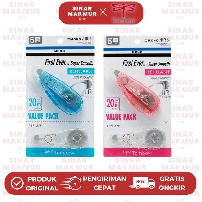 

Correction Tapetipex Kertas Mono Air 5 5Mm X 10M Ctcax Mono Tombow Set