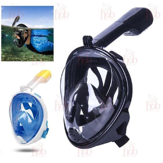 Kacamata Snorkling Snorkeling Menyelam Permukaan Full Face Mask Renang