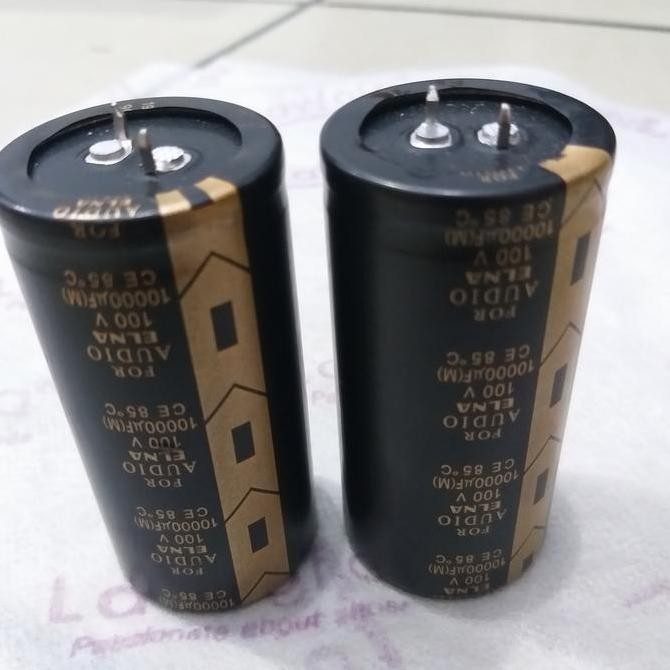 Capasitor Kapasitor Elco 10000Uf 100V Audio Elna Original New Stok