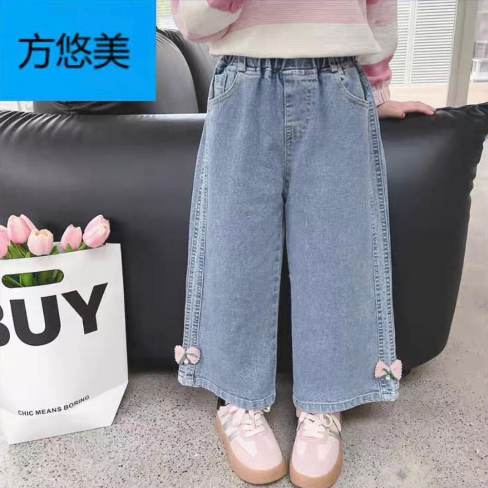 Celana Jeans Kulot Anak Perempuan Import Umur 1-10 Tahun Jeans Kulot Anak Perempuan Import