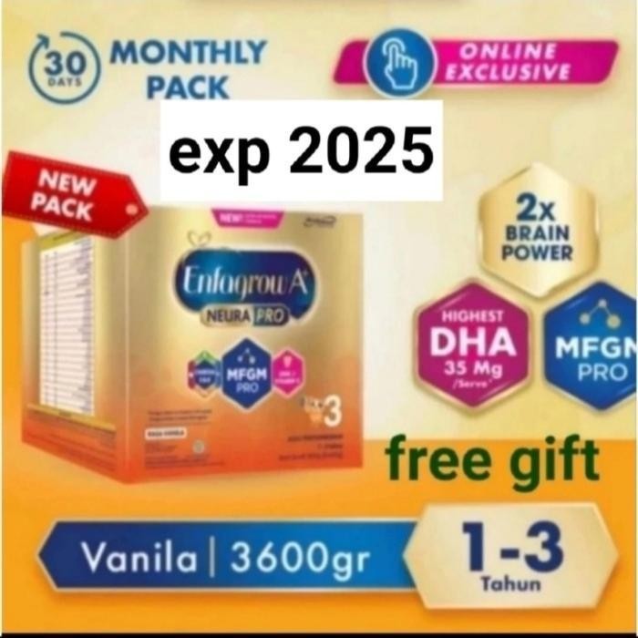 

Ls Susu Enfagrow A+3 Vanilla 3600Gr