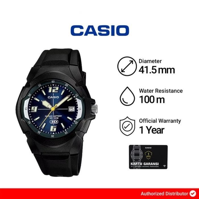 CASIO MW-600F-2AVDF MW600F-2AVDF JAM TANGAN ANALOG ORIGINAL TAHAN AIR Berkualitas