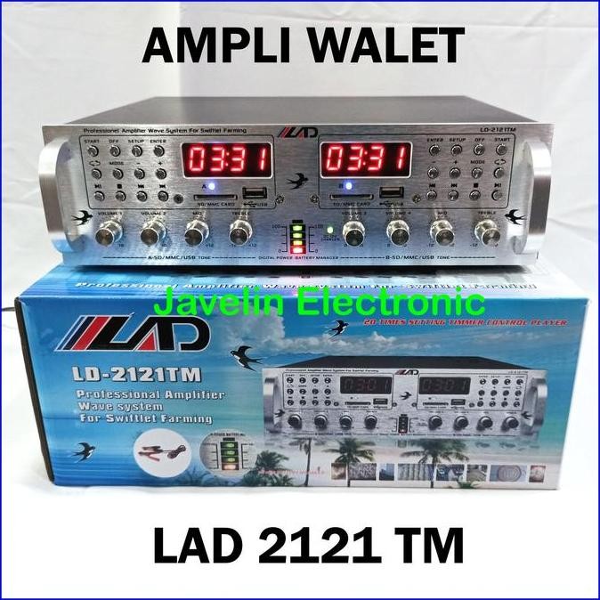 Ampli Walet Lad Ld 2121Tm Amplifier Walet Lad 2121 Tm / 2121T Kode 5516