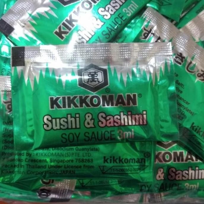 

Promo Kikkoman Sachet Shoyu Soy Sauce 3ml 100pcs Praktis