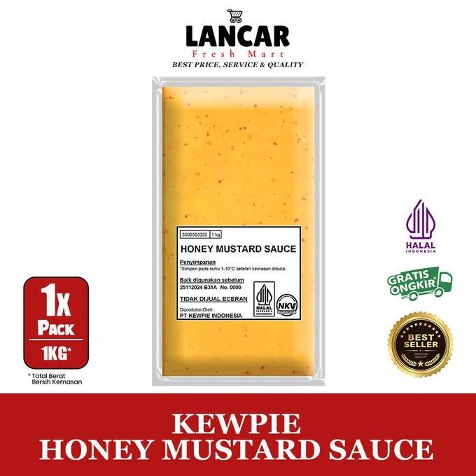 

Promo Kewpie Honey Mustard 1kg - Saus Madu Mustard Halal
