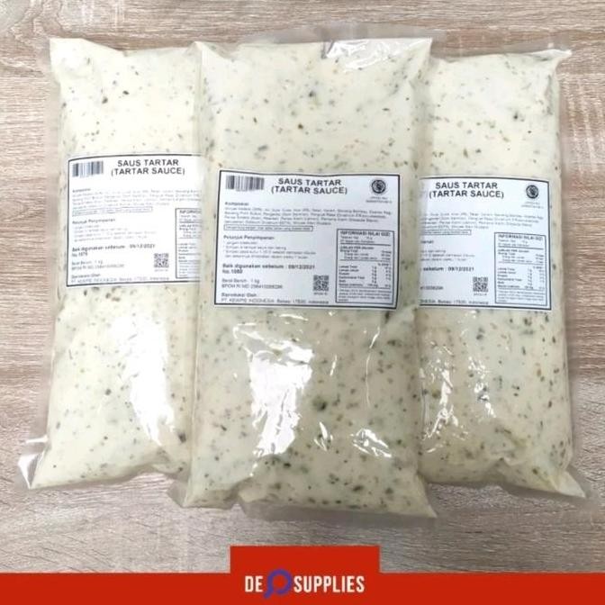 

Promo Kewpie Saus Tartar Halal 1kg - Tartar Sauce Lezat
