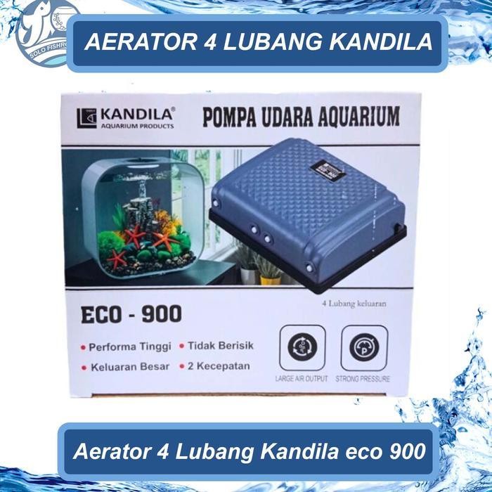 AS Mesin Aerator 4 Lubang Pompa Gelembung Udara Aquarium