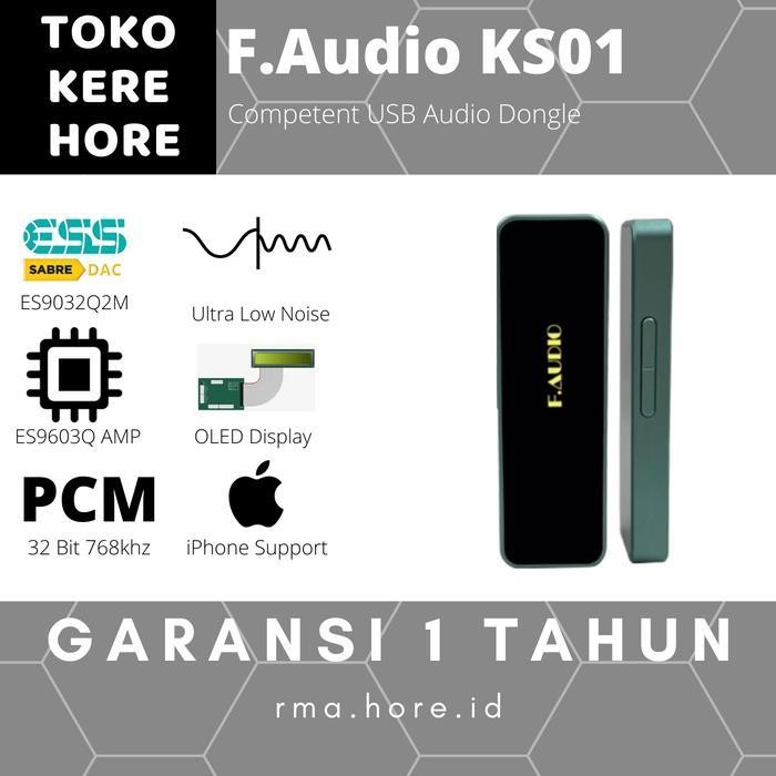 F.Audio KS01 ES9308Q2M ES9603Q AMP Portable USB Type C DAC / Amplifier
