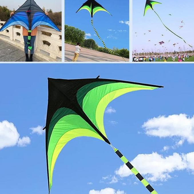 (Allthebest) Mainan Layangan Anak Ekor Panjang Besar Jumbo / Mainan Layang Layang