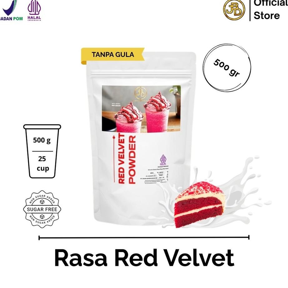 

Jbd Red Veet Powder Bubuk Minuman Rasa Red Veet Milkshake Gram Bpom Halal