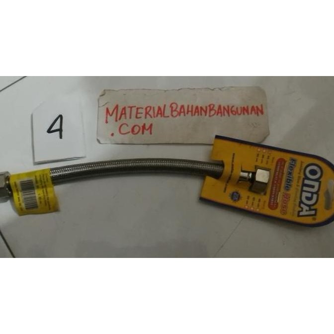Selang Air Panas Besi Water Heater Onda Japan 25 Cm Asli
