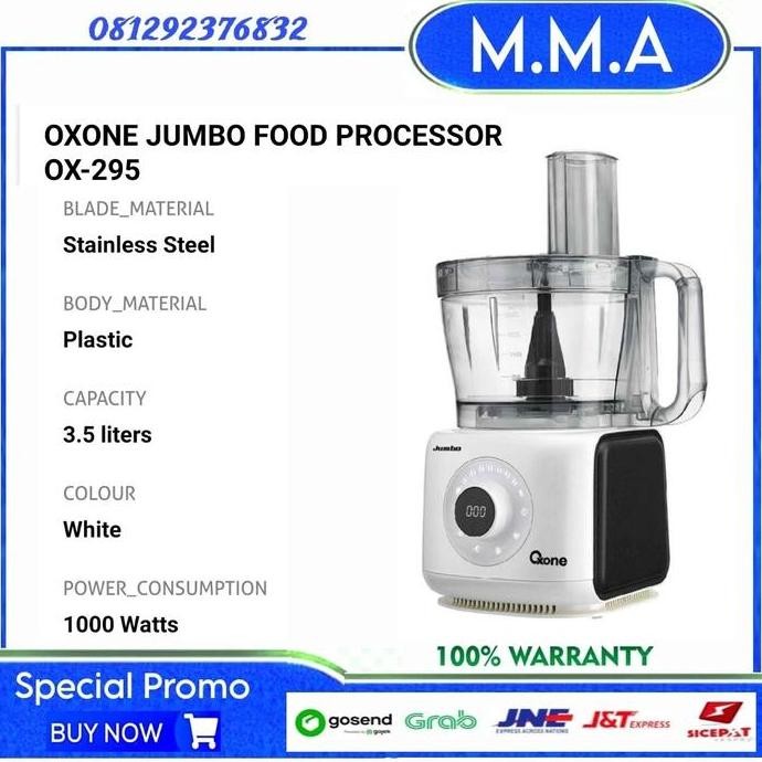 PROMO food processor oxone ox 295 jumbo
