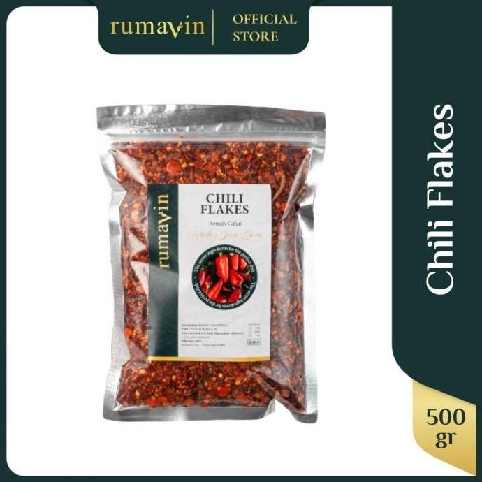 

Diskon! Rumavin Bubuk Cabai Kasar Chili Flakes 100Gr - Rempah Pedas