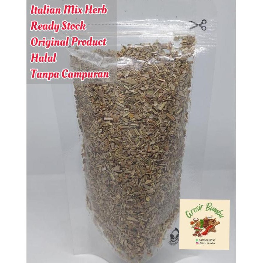 

Diskon! Italian Mix Herbs 500 Gram Bumbu Campuran Aromatik Premium