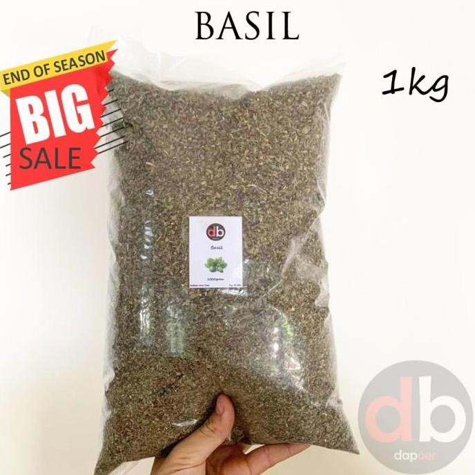 

Diskon! Basil Kering 1Kg - Daun Basil Dried Leaves Premium Untuk Masakan Western