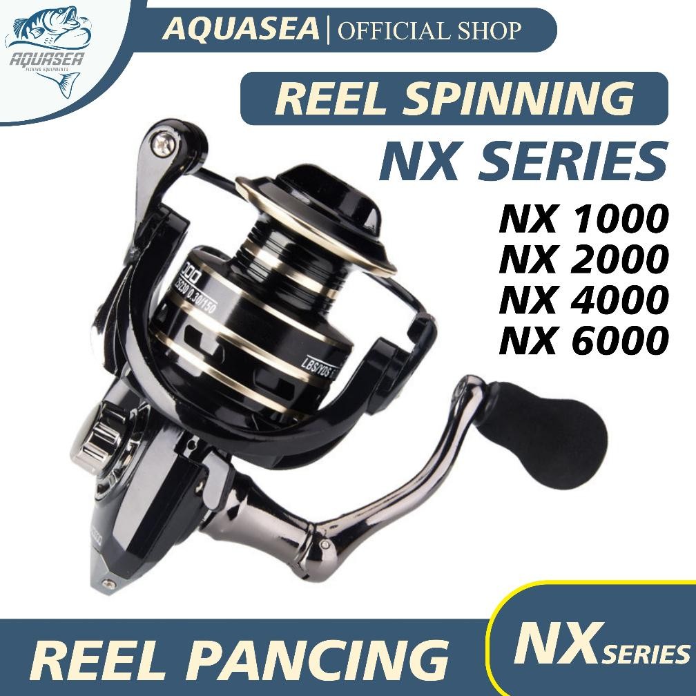 AQUASEA - Reel Pancing Spinning Full Reel NX  Gulungan Pancing Kuat Reel Pancing Lautmurah full besi