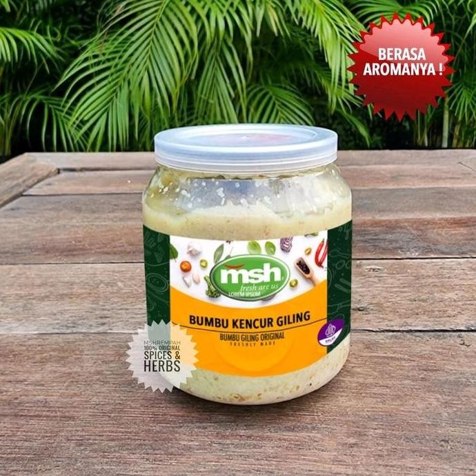 

Diskon! Bumbu Kencur Giling 200Gram Bumbu Instan Segar Masakan Tradisional