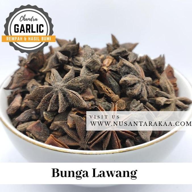 

Diskon! Bunga Lawang Kering Utuh 500Gr / Star Anise / Aniseed / Pekak Rempah Masakan