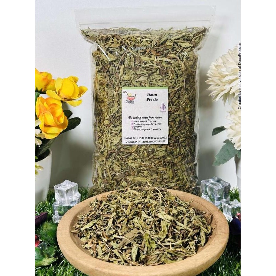 

Diskon! Daun Stevia Kering Murni Tanpa Batang 1Kg Gula Diet Herbal Organik