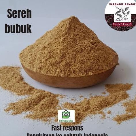 

Diskon! Sereh Bubuk 1Kg Citronella Powder / Lemongrass Ground Murni Halus