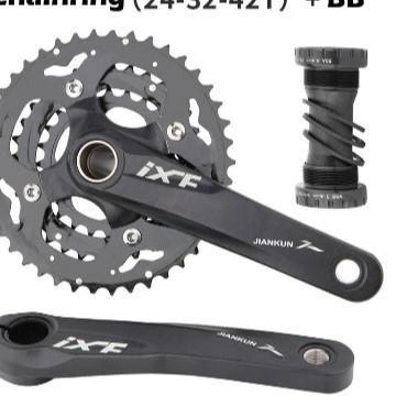 Ixf Crank Ht2 Crankset Hollowtech Plus Triple Chainring 243242T