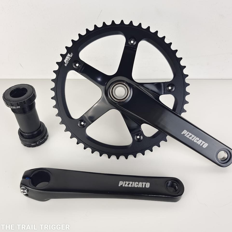 Crankset Pizz Hollowtech Bla 48T