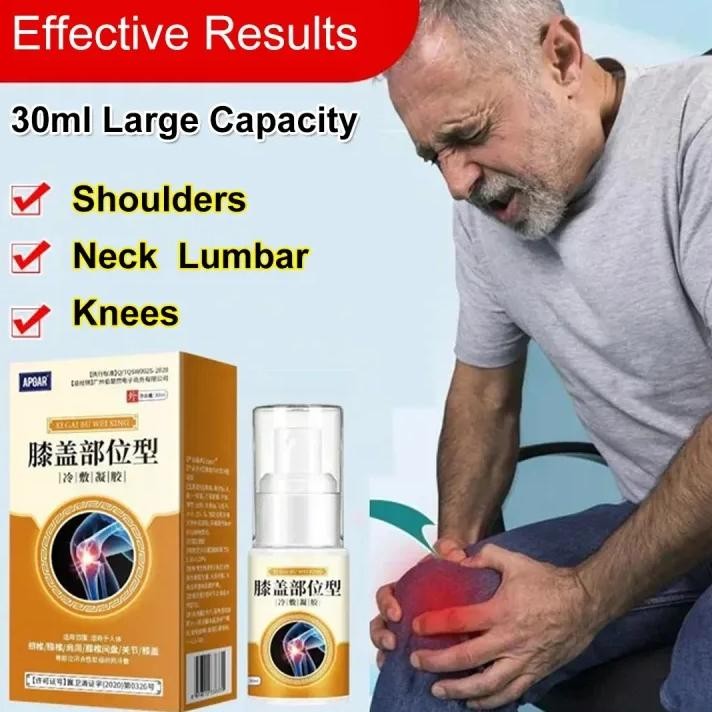 APGAR Lutut Gel Pereda Saki jinsheng 30ml 60g Tipe lutut Tekanan Dingin Spray Lumbar Spine Joint Pai