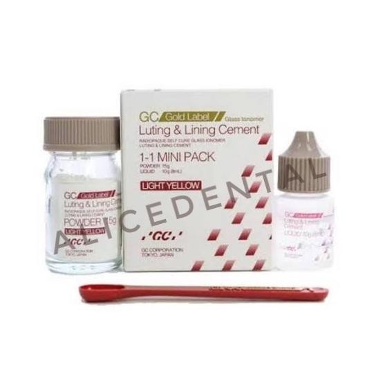 GIC Fuji 1 mini pack / big pack luting cement GC lem gigi palsu crown bridge aSt
