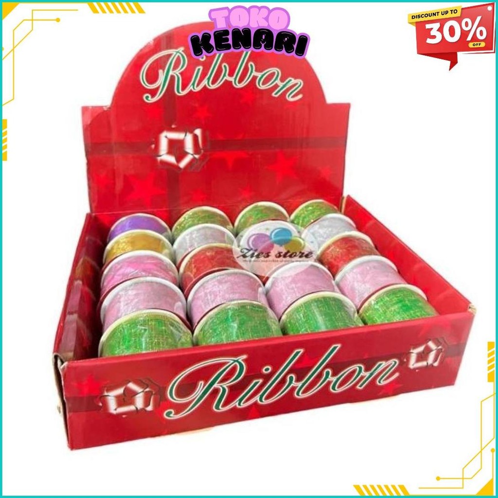 

Pita Natal Rol / Dekorasi Hiasan Pohon Natal / Pita Kawat Motif 2,7 M Bisa Cod