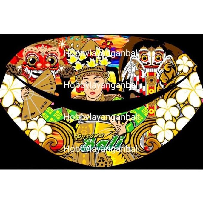 (Allthebest) sampul kain layangan gapangan pegon ceper sawangan motif digital print 2