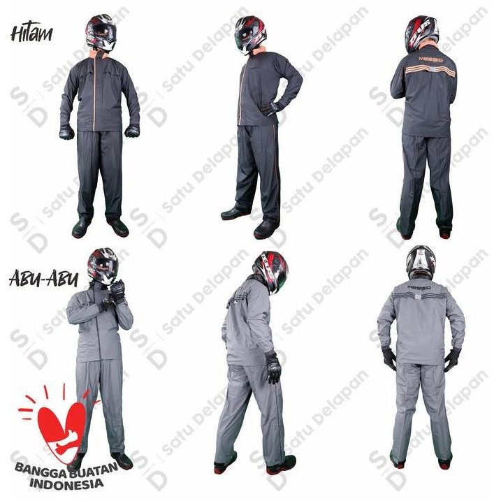 ORI - JAS HUJAN MESSIO ORIGINAL JAKET CELANA RINGAN ANTI AIR