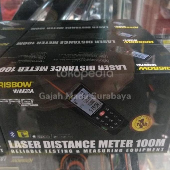 TERMURAH - METERAN LASER 100M KRISBOW 10106734