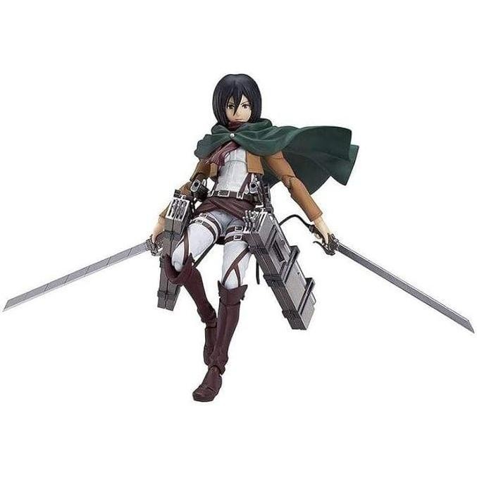 Original Quality Good Smile Attack On Titan: Mikasa Ackerman Figma Action Figure Limitted Produck