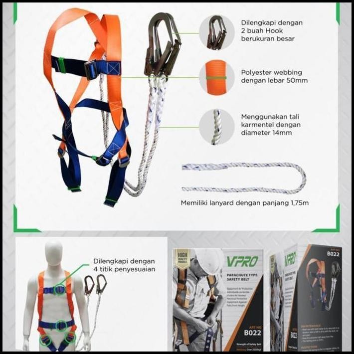 Full Body Harnes Double Hook/ Safety Harnes