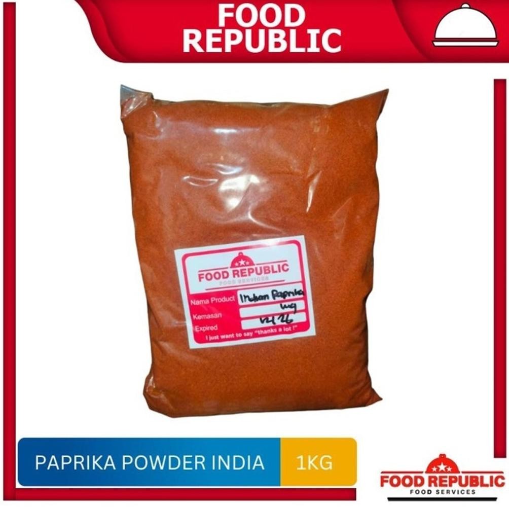 

Paprika Bubuk India / Capsicum Powder / Bell Pepper Powder 1 KG Import aSt