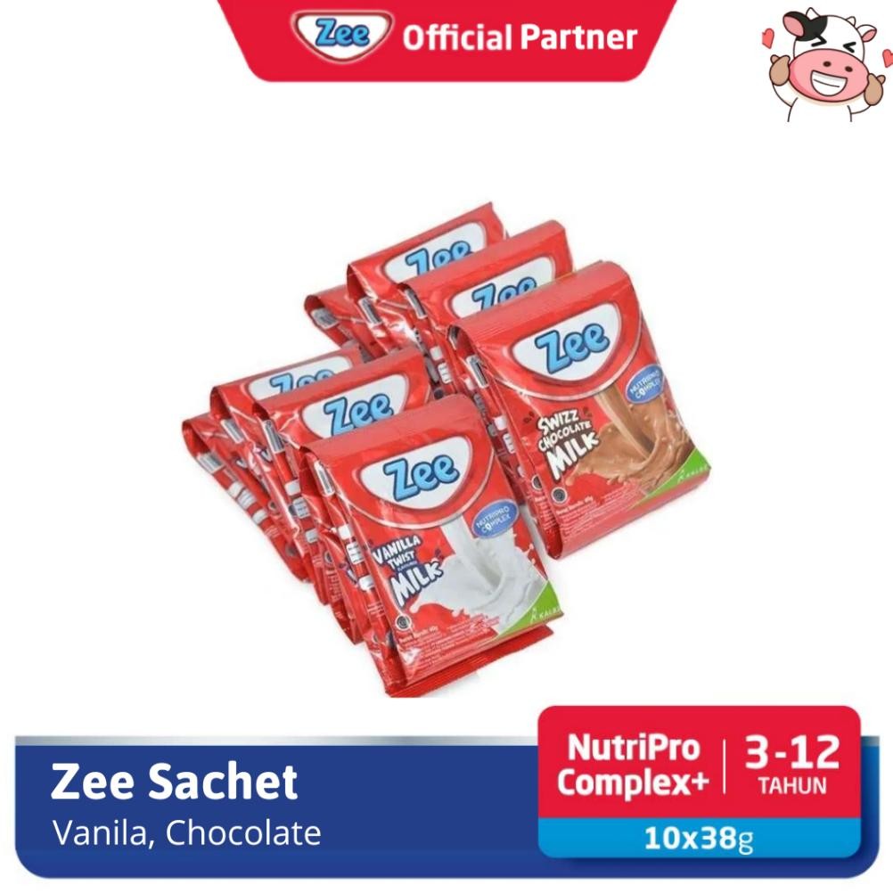 

Zee Sachet Renceng 10x38g Swizz Chocolate Milk Coklat Vanila 10 X 38gr aSt