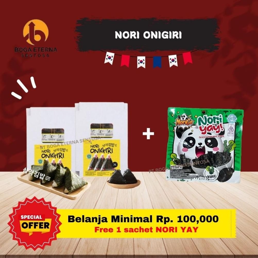 

NORI ONIGIRI | Nori Wrapper Khusus Bungkus Nori Triangle / Sushi Nori (PROMO!) aSt