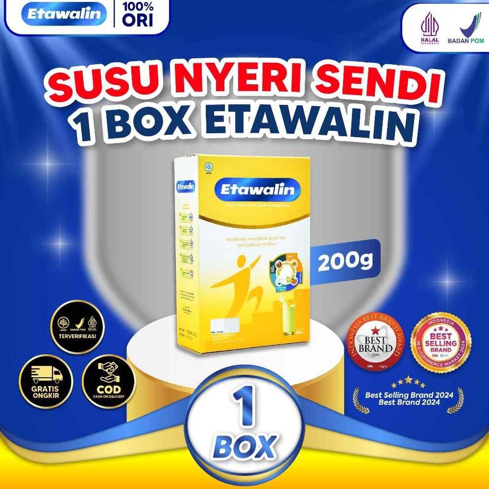 

Etawalin SUSU Etawa Herbal Asam Urat Nyeri Sendi Dan Tulang 200 Gram aSt