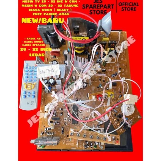 TERMURAH - MESIN TV 29 - 32 INC LEBAR W COM -  MESIN W COM 29 - 32 TABUNG BIASA W