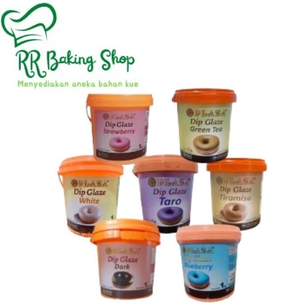 

PLAZA Dip Glaze ECO 1kg - Dip Glaze PLAZA ECO 1kg - Toppin donat - glaze murah aSt